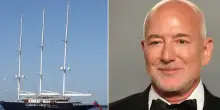 Jeff Bezos vende "Koru": il mega yacht da 427 milioni di euro e con la statua di Lauren S&aacute;nchez &laquo;&egrave; troppo grande da gestire&raquo;