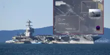 Navi russe a sud della Sicilia falsificano il segnale (mentre passa la portaerei Ford). E gli Usa inviano un Poseidon