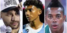Neymar picchia il figlio di Robinho in allenamento dopo un dribbling subito: l'ex Milan (in carcere) non la prende bene