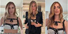 Chiara Ferragni ricicla un abito per un matrimonio: &laquo;Bello riutilizzare i vestiti&raquo;. Ma i fan la attaccano: &laquo;Per noi poveri &egrave; normale&raquo;