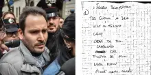 Garlasco, cosa c'&egrave; scritto sul foglietto gettato da Sempio nei rifiuti: &laquo;Da cucina a sala&raquo;, &laquo;colpi&raquo;, &laquo;assassino&raquo;. Il legale: &laquo;Era la scaletta per uno spettacolo&raquo;