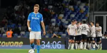Napoli-Bologna 2-3, azzurri horror al Maradona: Italiano manda Conte al tappeto