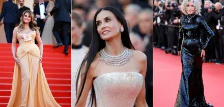 Cannes, pagelle look: Demi Moore divina (9), Jane Fonda Crudelia (6), Heidi Klum bomboniera (5)