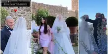Micaela Ramazzotti, nozze da diva: tre cambi d'abito, la torta con il messaggio segreto e il "S&igrave;" celebrato da Francesca Fagnani. Le pagelle ai look di sposi e invitati