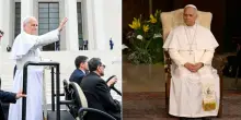 Papa alla Sapienza tra gli applausi degli studenti: &laquo;Non chiamiamo difesa un riarmo che impoverisce&raquo;