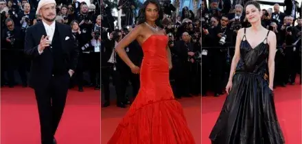 Cannes, pagelle look: Marion Cotillard francese doc, Simone Ashley vintage, Isabelle Huppert diva. John Travolta, perch&eacute;?