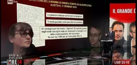 Garlasco, le lettere della mamma di Andrea Sempio a Alberto Stasi: &laquo;Non ti insulto, ti basta guardarti allo specchio la mattina&raquo;
