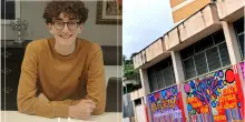Napoli, il liceo Labriola dedica un murale a Domenico Cirillo, morto dopo essere stato investito da un'auto