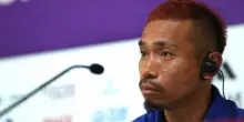 Nagatomo convocato dal Giappone per i Mondiali, l'ex Inter scoppia a piangere in diretta: la reazione