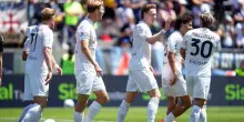 Napoli, dopo la vittoria di Pisa gli azzurri celebrano la qualificazione in Champions League