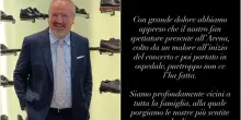 Roberto Leonetti &egrave; morto, l'imprenditore milanese colpito da un malore durante il concerto dei Pooh: aveva 71 anni