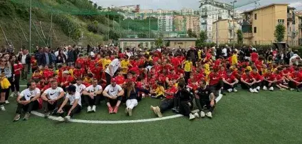 Benevento, festa con i trofei al Caravaggio Sporting Village di Napoli