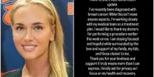 Vanessa Trump, l'ex nuora di Donald (e compagna di Tiger Woods): &laquo;Ho scoperto un tumore al seno, mi hanno operata&raquo;