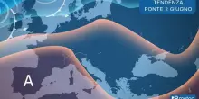 Meteo 2 giugno, Italia spaccata: rischio temporali, temperature in calo (di poco). Ecco le previsioni