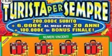 "Turista per sempre" da 5 euro, vince pi&ugrave; di un milione e mezzo: avr&agrave; un vitalizio da 6.000 euro al mese