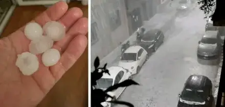 Tempesta di grandine a Milano, bomba d'acqua e chicchi di ghiaccio come palline da golf: allagamenti e traffico in tilt