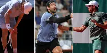 Roland Garros, pagelle: Sinner, malore e sfortuna (6), riecco Berrettini (7), Cobolli e Arnaldi (7,5) vincono e convincono. Male Darderi (5)