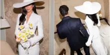 ?Dua Lipa, le foto del matrimonio con Callum Turner e i preparativi per quello in Sicilia: maxi festa blindata, strade chiuse e controlli di sicurezza