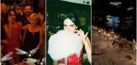 Rocio Munoz Morales, la festa per i 38 anni: mini dress rosso, location esclusiva nel cuore di Roma e invitati vip. Nessuna traccia di Andrea Iannone