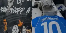 Portici, scoperto deposito con magliette false del Napoli e di Geolier, maxi sequestro della Finanza