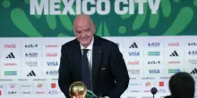 Infantino: &laquo;L'Italia ai Mondiali? Magari con 208 squadre si qualifica&raquo;. La Figc: uscita infelice, il calcio insegna rispetto