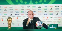 Infantino: &laquo;L'Italia ai Mondiali? Magari con 208 squadre si qualifica&raquo;. La Figc: uscita infelice, il calcio insegna rispetto