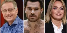 Sonia Bruganelli a tavola con l'ex Paolo Bonolis e il fidanzato Angelo Madonia: i segreti della loro famiglia allargata