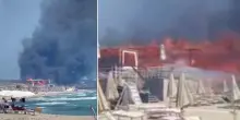 Incendio Ugento, mille bagnanti evacuati (anche Mario Balotelli). A fuoco resort, campeggi e chilometri di pineta
