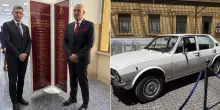 Roma, l'omaggio agli agenti eroi morti contro il terrorismo: in Questura le pagine storiche del Messaggero