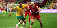 Australia-Turchia 2-0, un gol per tempo: Irankunda e Metcalfe rendono amaro l'esordio di Montella
