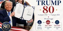 &laquo;A 80 anni il nemico di Trump &egrave; il tempo. E il problema riguarda tutti noi&raquo;. I media esteri sul compleanno