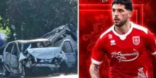Davide Paglialunga muore nell'auto a fuoco, era calciatore 21enne. Un finanziere salva l'altro giocatore tra le fiamme: &egrave; gravissimo