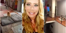 Barbara De Rossi, la casa immersa nella campagna toscana dove vive con il marito e i cani: i pavimenti in cotto, il bagno con mosaico, il tavolo con le conchiglie e il giardino