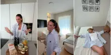 Sophie Codegoni, la nuova casa a Milano con la piccola Celine: soggiorno total white, il bagno effetto marmo, la tenera cameretta e il balconcino con vista