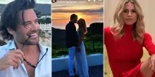 Michelle Hunziker e Giulio Berruti, baci al tramonto: la prima foto insieme ufficializza la storia d'amore