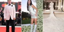 Dua Lipa sposa in Sicilia: lo strascico Chanel da sogno e il significato del fiore di Callum Turner. Le foto del matrimonio italiano