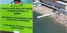 Spiaggia separata per uomini e donne a Trieste, una turista sconfina nella zona "vietata": &laquo;Vivete nel Medioevo&raquo;