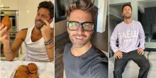 Filippo Bisciglia, la casa a Roma: il salotto con divano dove vedere Temptation Island, la cucina con isola e la zona relax in balcone