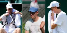 Sinner, allarme caldo anche a Wimbledon: busta col ghiaccio in testa e una giacca speciale. Poi ammette: &laquo;Non so dire cosa &egrave; successo a Parigi&raquo;