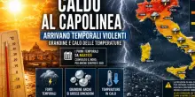 Maltempo, in arrivo eventi estremi: la mappa dei forti temporali e grandinate. Il meteorologo: &laquo;Rischio fenomeni violenti&raquo;