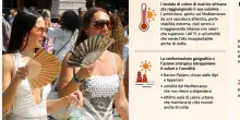 Quando finisce il caldo? Tregua da luned&igrave; sera (ma non ovunque) dopo il picco di domenica. Mappa meteo