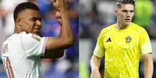 Francia-Svezia: dove vederla in tv (Rai o Dazn) e streaming, orario e probabili formazioni dei sedicesimi