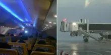 Tempesta sull'aeroporto Marco Polo, l'odissea notturna del volo Ryanair per Napoli: partenza in ritardo, dirottati su Roma e poi in bus