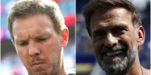 Germania, Nagelsmann verso l'esonero: al suo posto &egrave; pronto Jurgen Klopp
