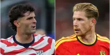 Stati Uniti-Belgio: dove vederla in tv (Rai o Dazn), orario e probabili formazioni degli ottavi