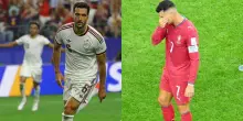 Portogallo-Spagna 0-1, le pagelle: Cristiano Ronaldo (5) saluta per sempre i Mondiali, Merino (7,5) gol vittoria, Yamal (5) delude