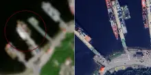 Lo yacht di Putin nel porto fortezza di Severomorsk dopo la "fuga": protetto dal Nakhimov, l'incrociatore lanciamissili nucleare. Le foto satellitari