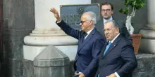 Il ministro Matteo Piantedosi a Napoli per il Comitato ordine e sicurezza