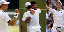 Sinner implacabile, Djokovic s'inchina: domenica contro Zverev la sua seconda finale consecutiva a Wimbledon