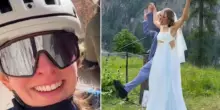 Muore in viaggio di nozze dopo 3 settimane di agonia, fatale lo scontro in bici con la moto dell'ex discesista azzurro Peter Runggaldier